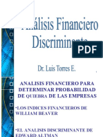Tema Ii (B) Analisis Financiero Discriminante 2010