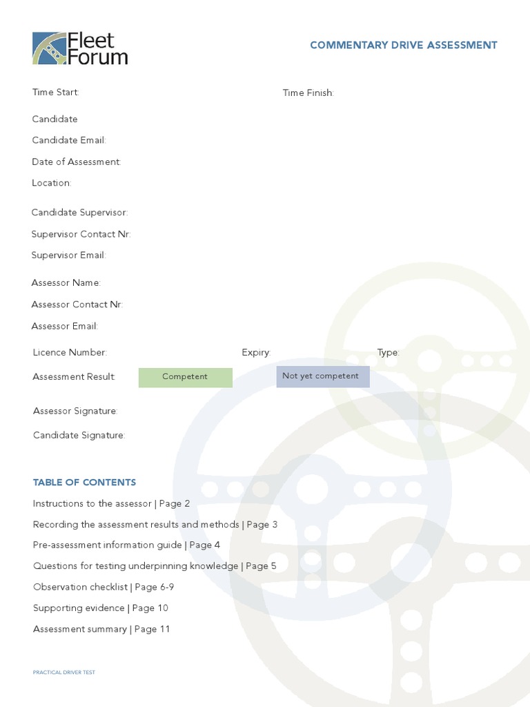 Commentary Drive Assessment Guide | PDF | Business