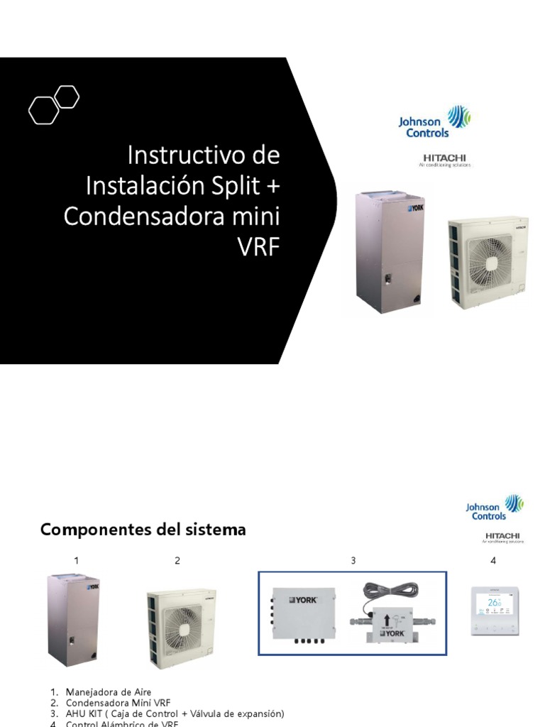 Instalación de Mini VRF y Manejadoras | PDF | Presión | Líquidos