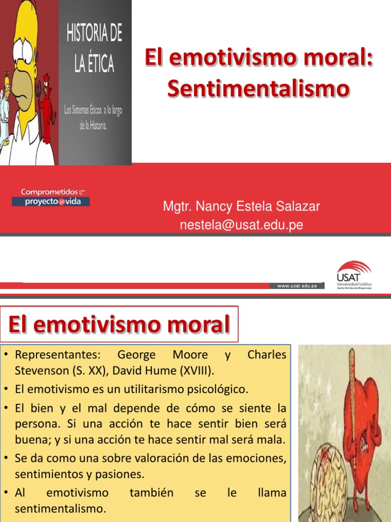 DIAPOSITIVAS. Emotivismo Ético | PDF