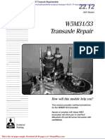 Mitsubishi Technical Training w5m31 33 Transaxle Repairmodule