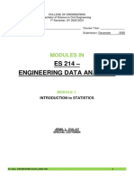 Eng'g Data Analysis Module 1