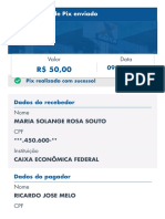 Valor Data: Comprovante de Pix Enviado