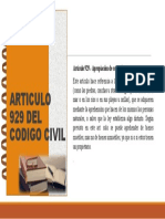 ARTICULO 929 DEL CODIGO CIVIL