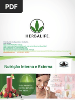 Nutrição Interna e Externa HERBALIFE