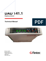 DAD 141 Calibration & Tech Manual (2022 Ver)