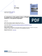 A Comparison of The Global Status of English and Chinese