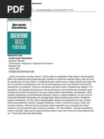 Quererme Mas Bernardo Stamateas