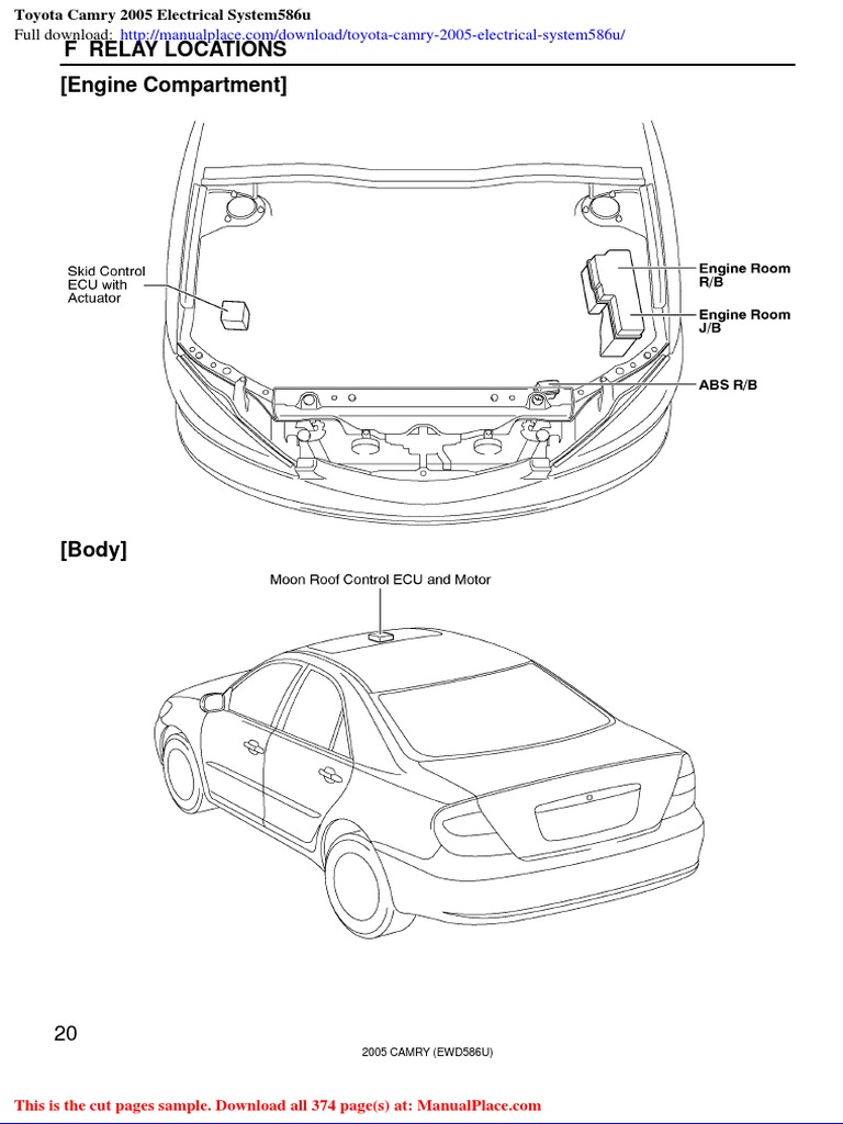 Toyota Camry 2005 Electrical System586u PDF Ignition System Anti