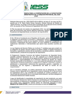 Términos de Referencia para La Contratación de La Capacitación Del Personal Administrativo de La Direción Provincial Del Iess Loja 1