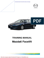 Mazda 6 Facelift Technical Training