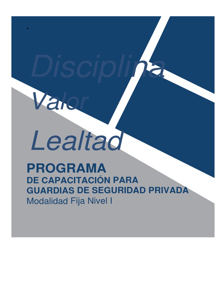 Capacitación en Seguridad Privada | PDF | Comunicación | Valores