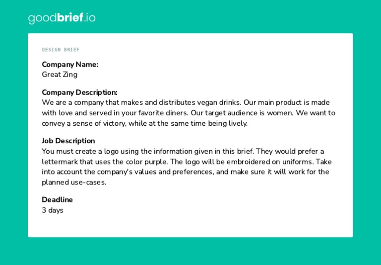 Good Brief | PDF