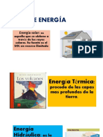 Tipos de Energía