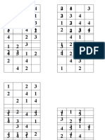 4x4 Sudoku Şablonu - Kopya