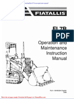 Fiat FL 7b Om Maint Instr Manual