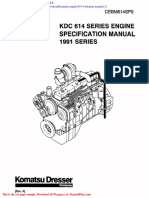 Komatsu Engine 614 Workshop Manuals 2