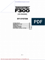 Daihatsu HD Engine Efi System