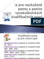 Jak Psát Kvalifikační Práce Aktualizovaná Verze 1