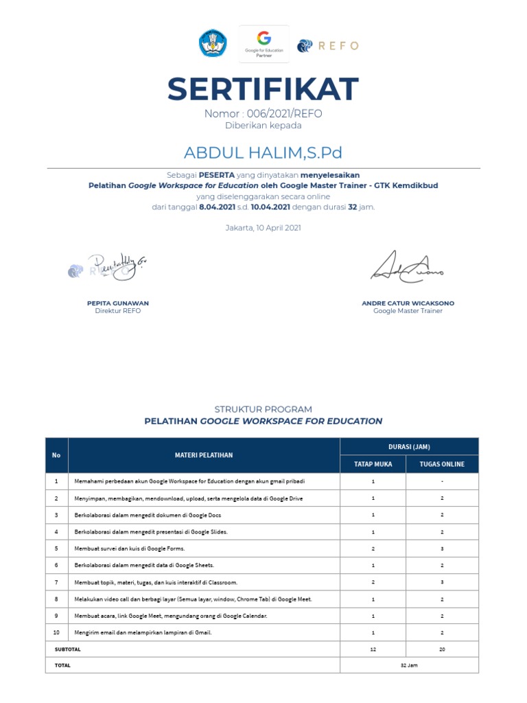 Sertifikat Karier Google