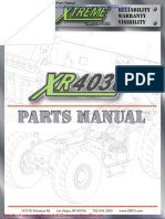 Xtreme Forward Reach Forklift Xr4030 Parts Manual
