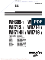 Komatsu wh609 613 713 714 714h 716 1 Shop Manual