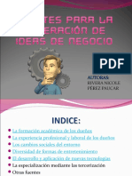 Fuentes para La Generación de Ideas de Negocio