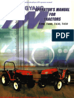 Tym t450 Operators Manual