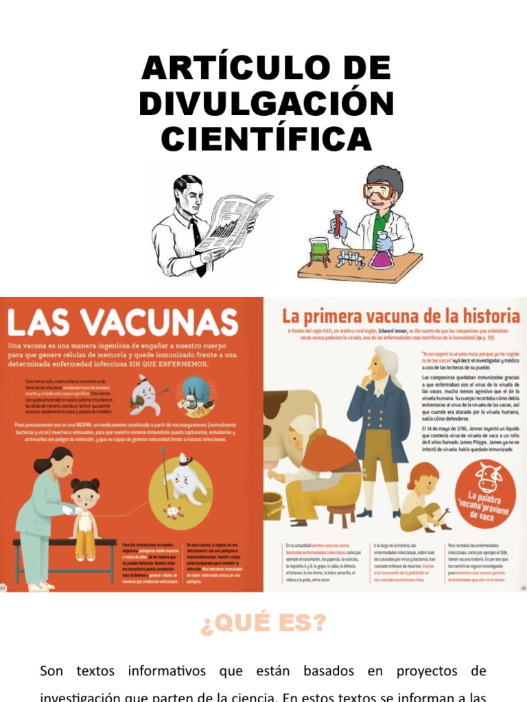 Artículo de Divulgación Científica | PDF