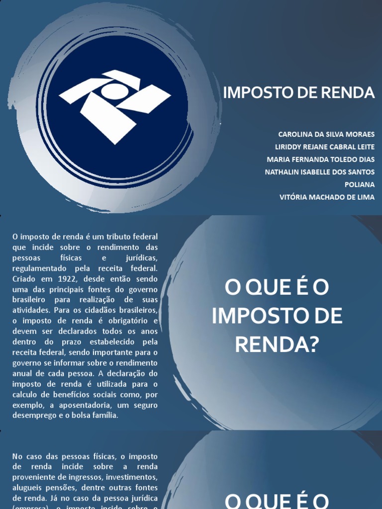 Guia Completo sobre Imposto de Renda | PDF | Imposto de Renda | Impostos