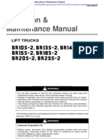 Doosan Lift Truck Br10s Br13s Br25s Operation Maintenance Manual