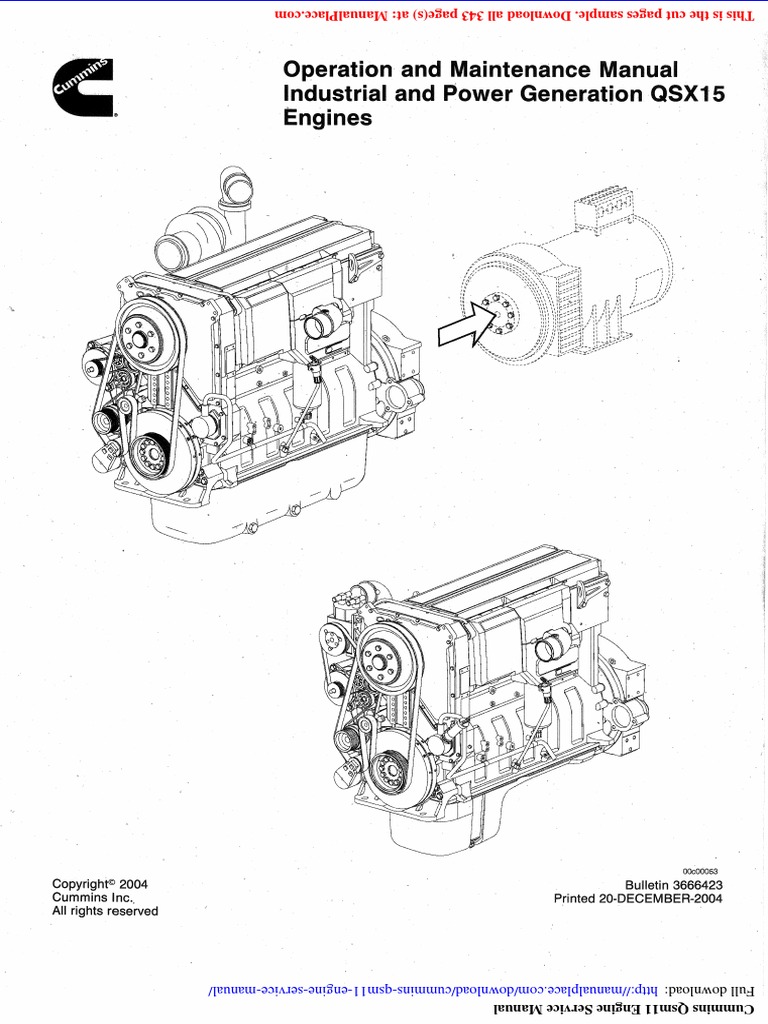 Cummins Qsm11 Engine Service Manual PDF