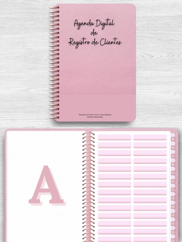 ABC+ +Ficha+Tipo+Libreta+ +rosa | PDF
