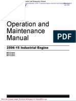 Perkins 2506 15 Industrial Engines Operation and Maintenance Manual