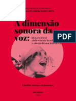 A Dimensão Sonora Da Voz: Quatro Obras Audiovisuais Brasileiras e Uma Poltrona Interativa