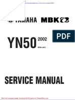 Yamaha Neo S 50 Service Manual 2002