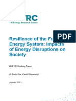 UKERC WP Resilience Energy System Impacts of Disruptions On Society