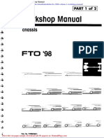 Mitsubishi Fto 1998 Volume 1 Workshop Manual