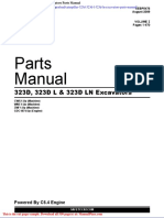 Caterpillar 323d 323d L 323d LN Excavators Parts Manual