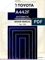 Toyota A442f Automatic Transmisson Repair Manual