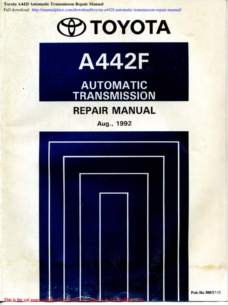 Sell 1992 TOYOTA Paseo Automatic Transmission Repair Manual (A244E) In Heath, Ohio, US, For US $5.00 - Foto 7