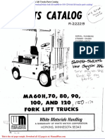 White Fork Lift Ma60h To 100 120 Fork Lift Trucks Parts Catalog
