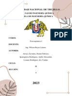 Informe de Laboratorio Fisicoquímica N°05