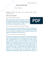 Legislação Tributária 01-06-2020