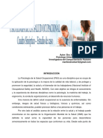Psicología de La Salud Ocupacional (PSO) Estudio de Caso. Dra. Iraima V. Martínez M.