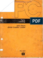 JD 450 Crawler Loader Parts Catalog PC 927