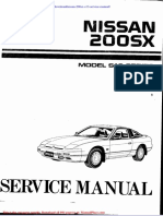 Nissan 200sx s13 Service Manual