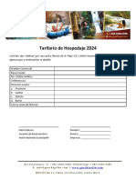Tarifario Hospedaje 2024 Hotel Hacienda Guachipelin