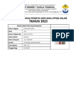 Bukti Pendaftaran PPDB SMPN1 2023 M.raihan Nafis