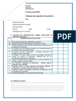 Instrumento para Evalaución de Actividadesgráfico Plástico